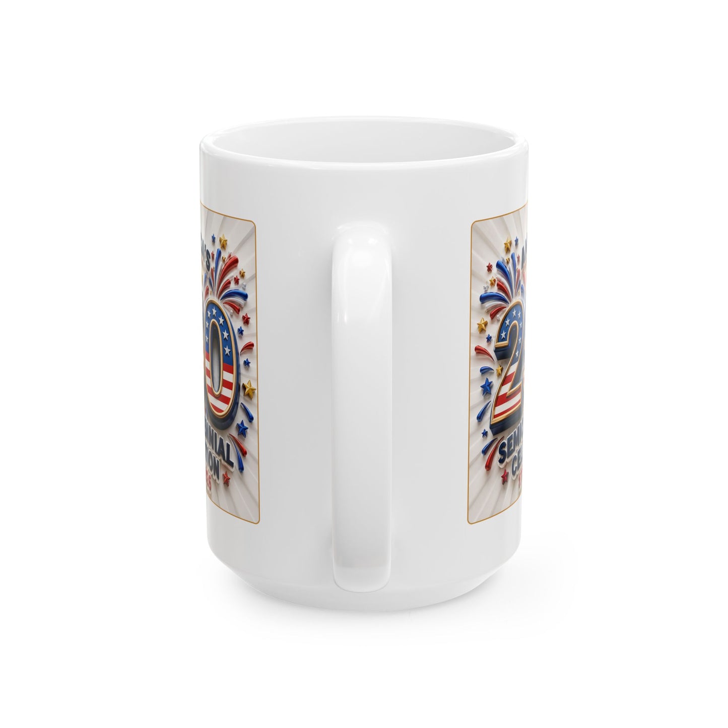 America’s Semicentennial 1776–2026 Celebration - White Coffee Mug 11oz/15oz