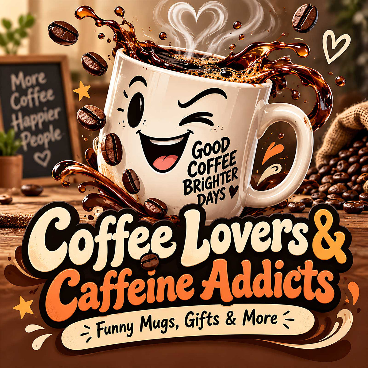 Coffee Lovers & Caffeine Addicts
