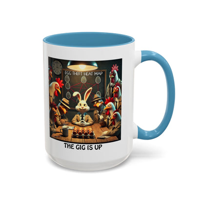 The Gig Is Up - Easter Accent Coffee Mug