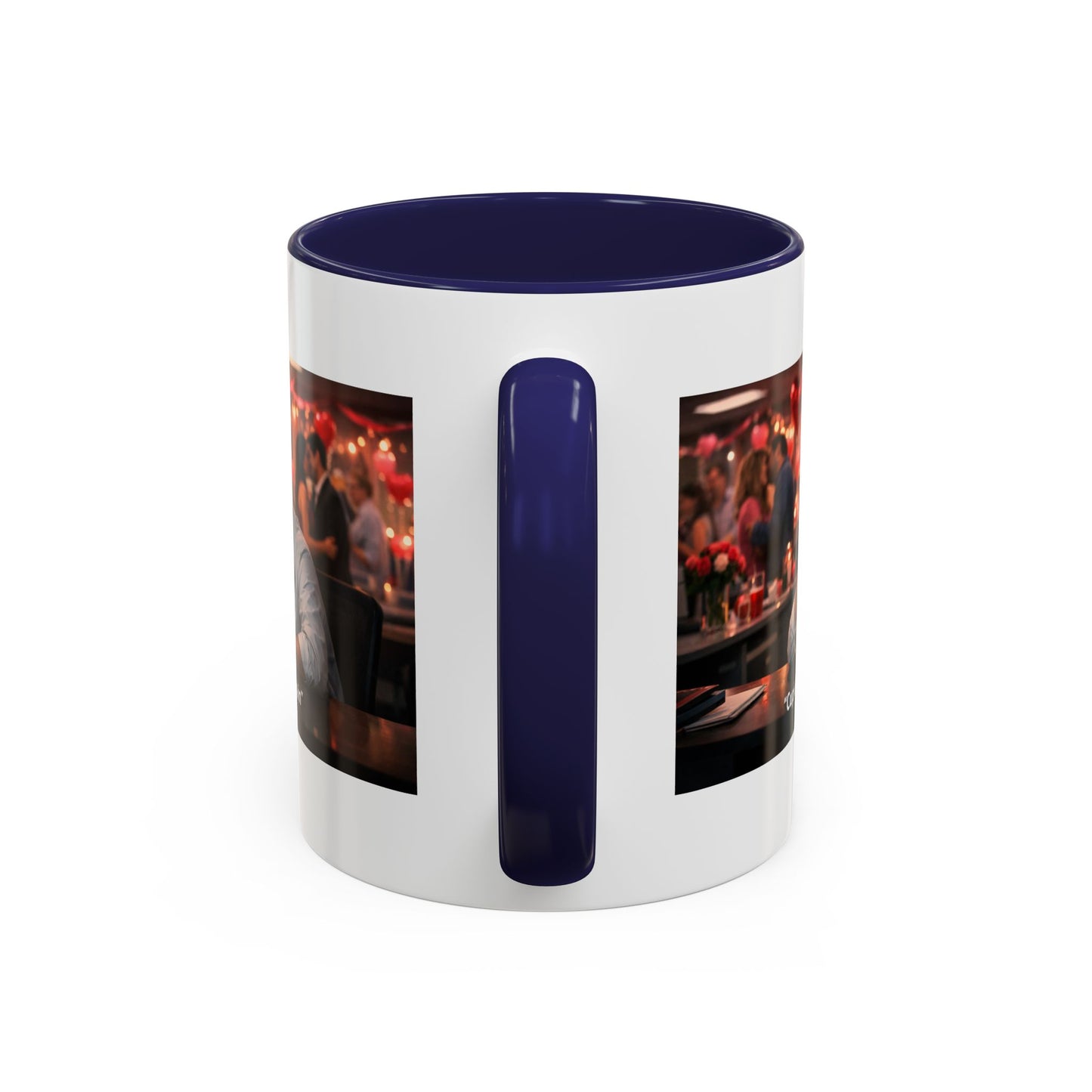 Cupid Missed… Again Funny Valentine Office Party Coffee Mug | Anti-Valentine Humorous Work Mug