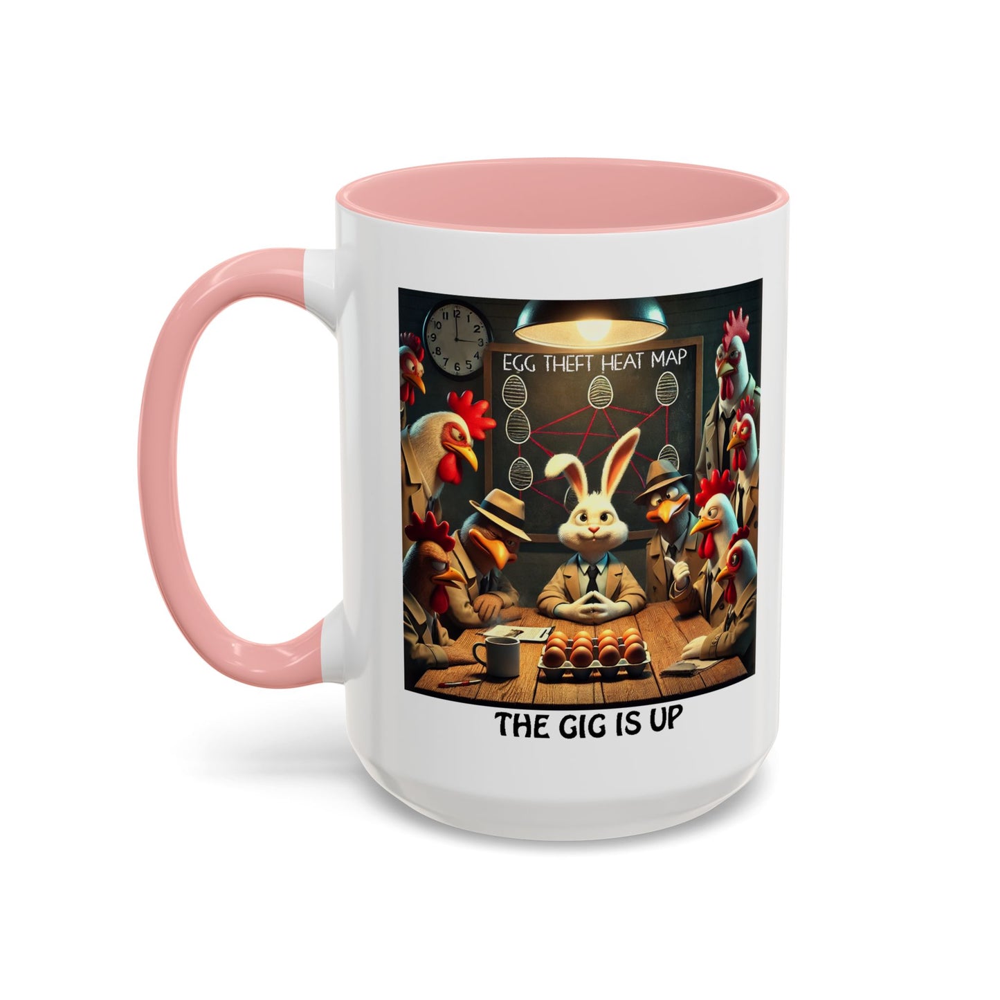The Gig Is Up - Easter Accent Coffee Mug