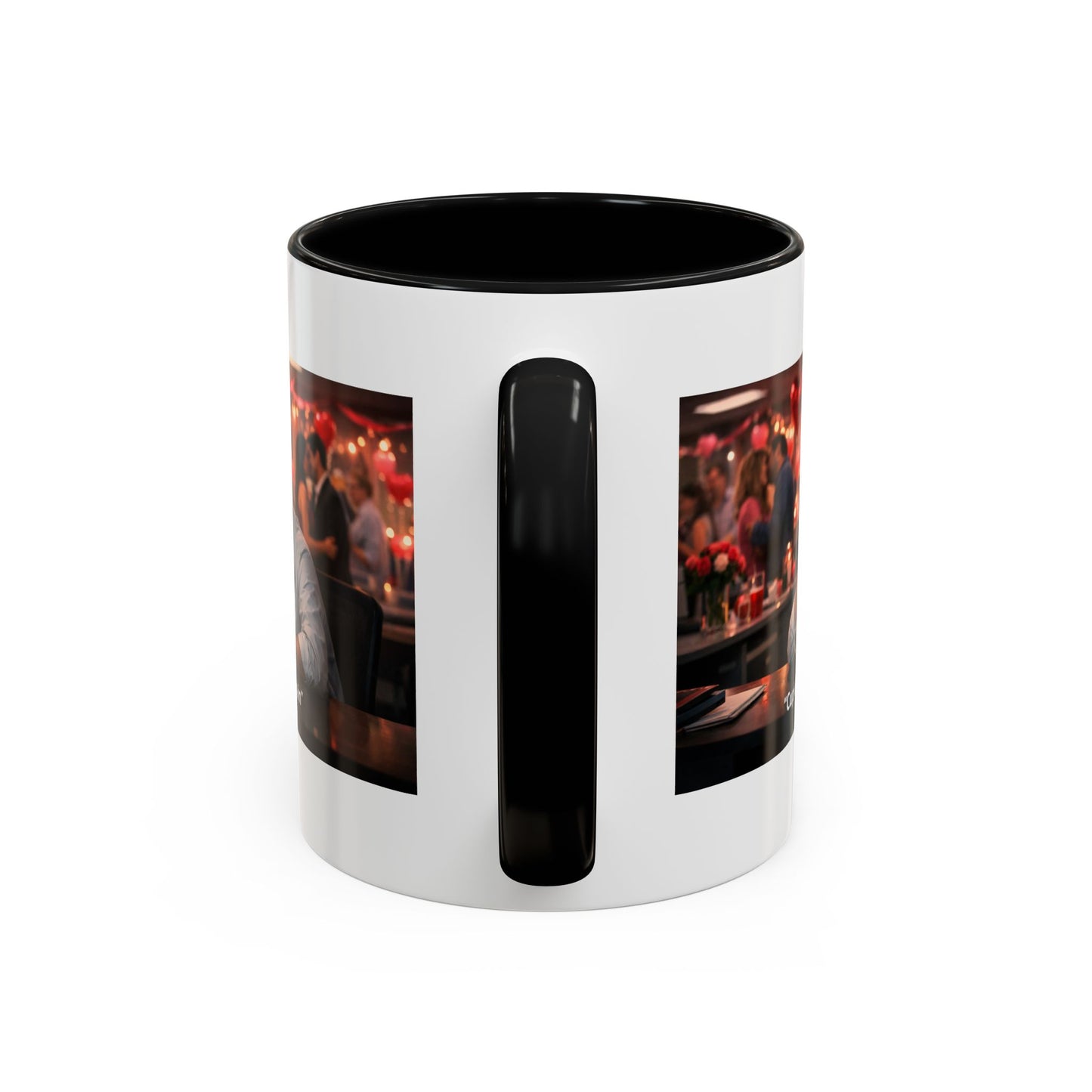 Cupid Missed… Again Funny Valentine Office Party Coffee Mug | Anti-Valentine Humorous Work Mug