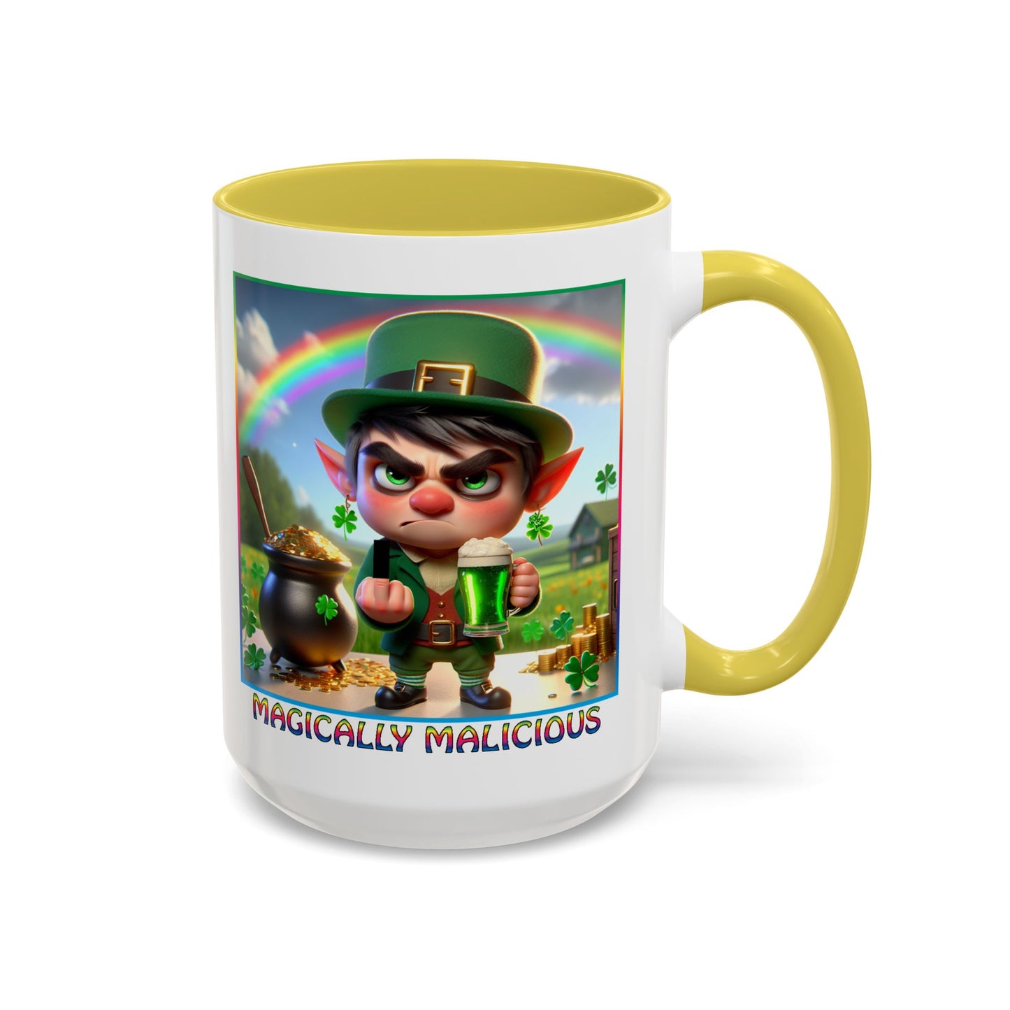 Magically Malicious St. Patrick's Day Mug - Colorful 11oz & 15oz Coffee Mugs