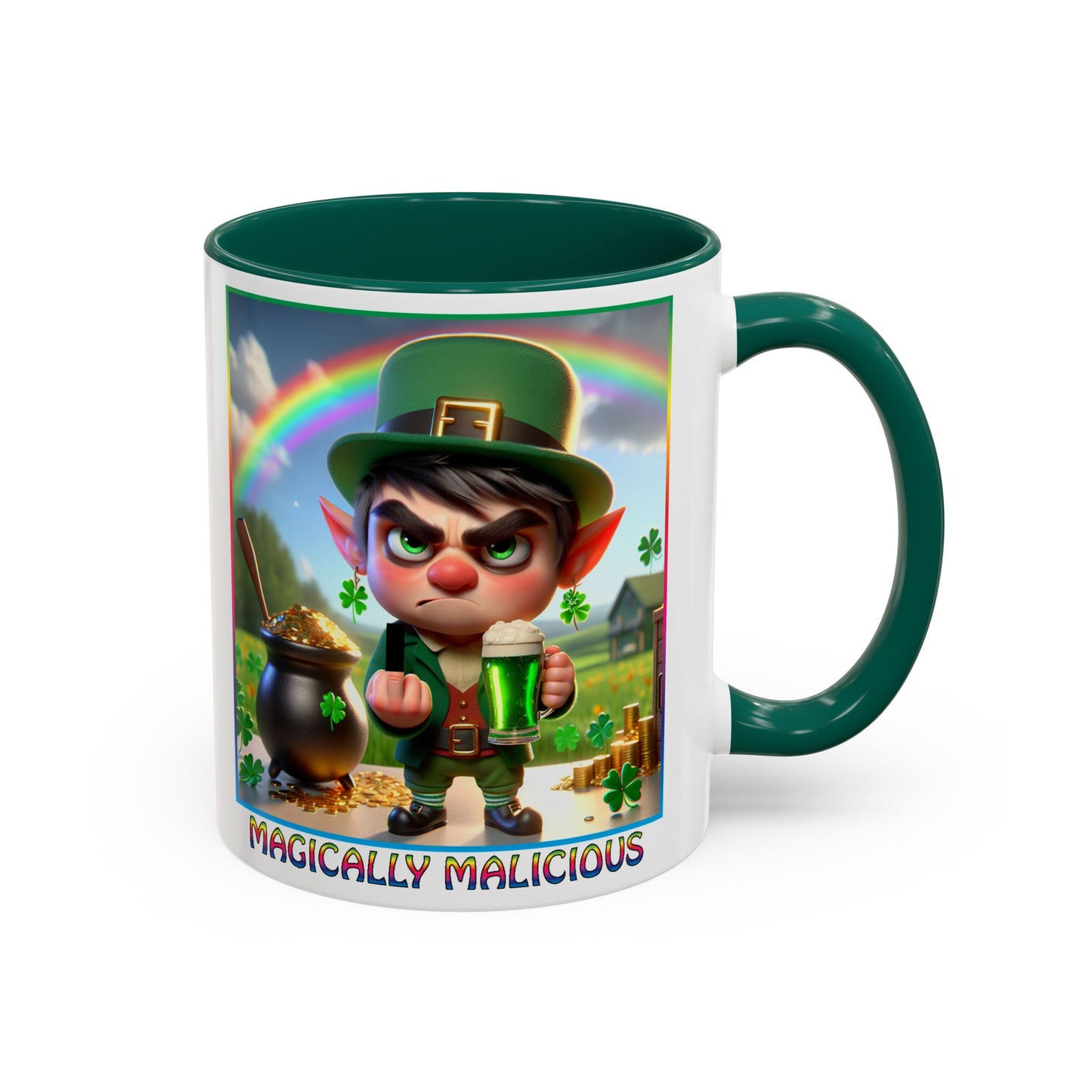 Magically Malicious St. Patrick's Day Mug - Colorful 11oz & 15oz Coffee Mugs
