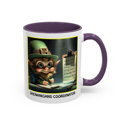 Shenanigans Coordinator St. Patrick's Day Coffee Mug