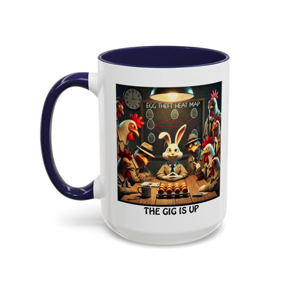 The Gig Is Up - Easter Accent Coffee Mug