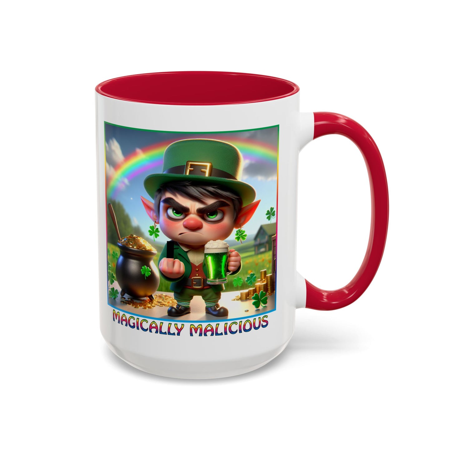 Magically Malicious St. Patrick's Day Mug - Colorful 11oz & 15oz Coffee Mugs