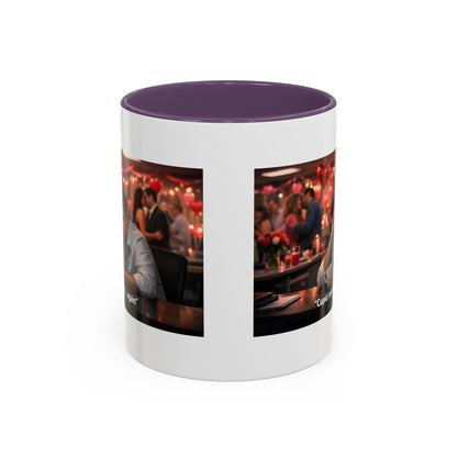 Cupid Missed… Again Funny Valentine Office Party Coffee Mug | Anti-Valentine Humorous Work Mug