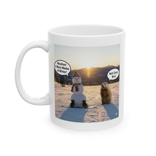 "Not Cool, Bro" – The Groundhog Day Rivalry Mug" (11oz/15oz)