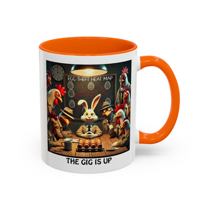 The Gig Is Up - Easter Accent Coffee Mug