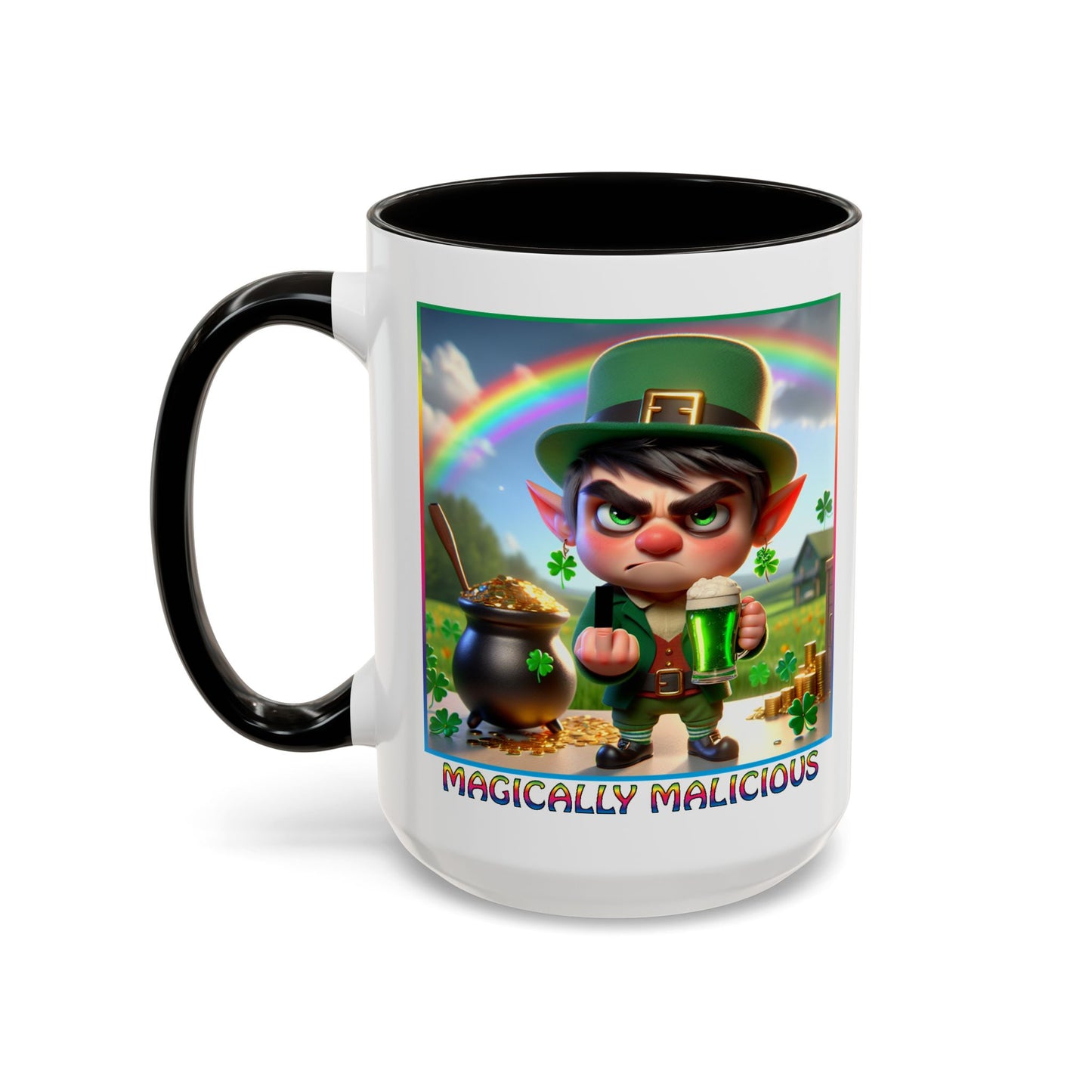 Magically Malicious St. Patrick's Day Mug - Colorful 11oz & 15oz Coffee Mugs