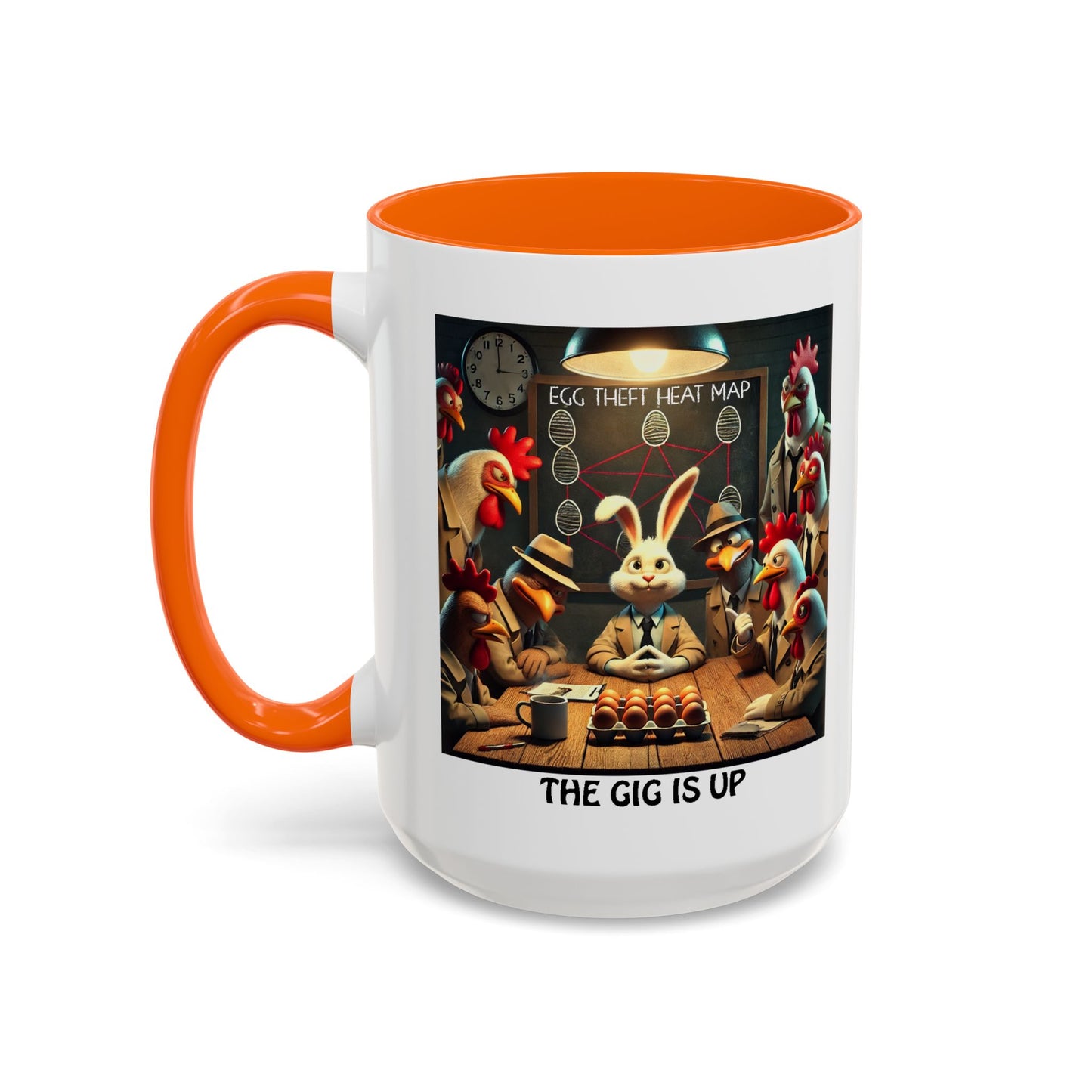 The Gig Is Up - Easter Accent Coffee Mug