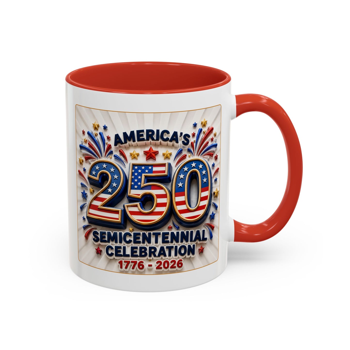 America’s Semicentennial 1776–2026 Celebration Accent Coffee Mug