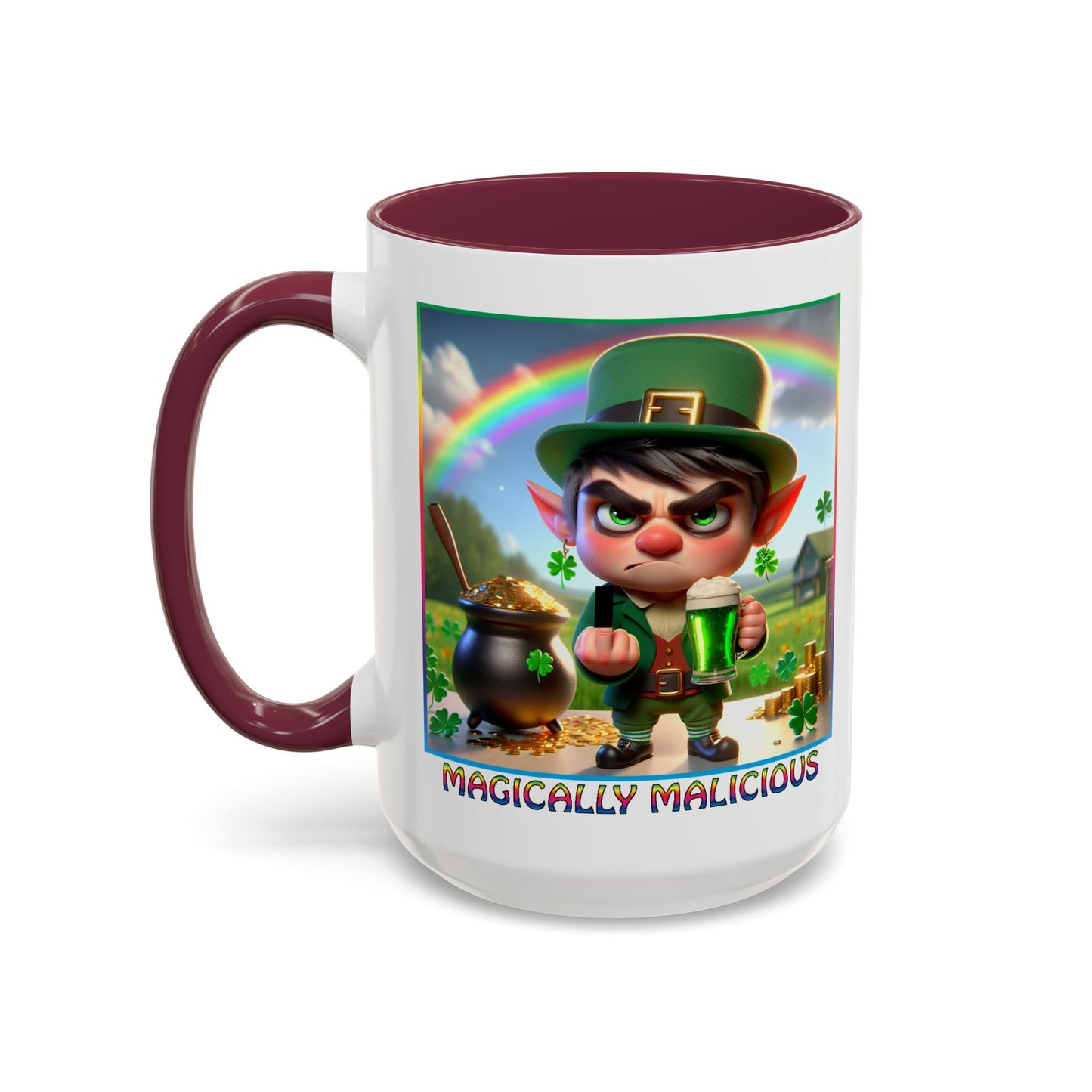 Magically Malicious St. Patrick's Day Mug - Colorful 11oz & 15oz Coffee Mugs
