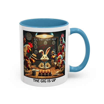 The Gig Is Up - Easter Accent Coffee Mug