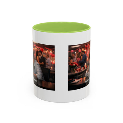 Cupid Missed… Again Funny Valentine Office Party Coffee Mug | Anti-Valentine Humorous Work Mug