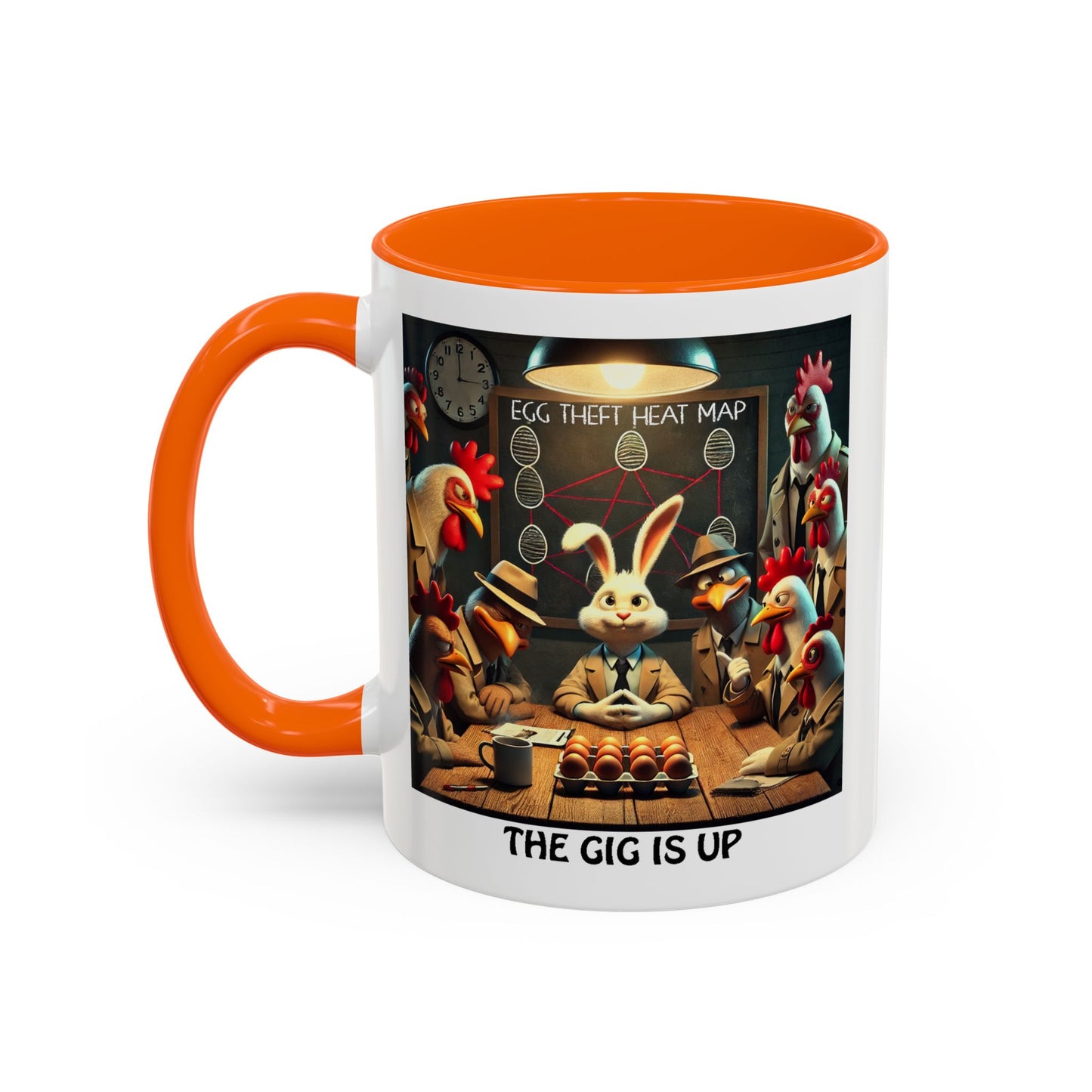 The Gig Is Up - Easter Accent Coffee Mug