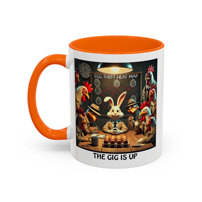 The Gig Is Up - Easter Accent Coffee Mug