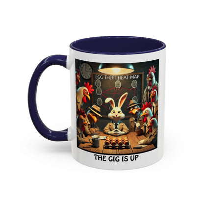 The Gig Is Up - Easter Accent Coffee Mug