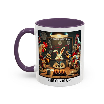 The Gig Is Up - Easter Accent Coffee Mug