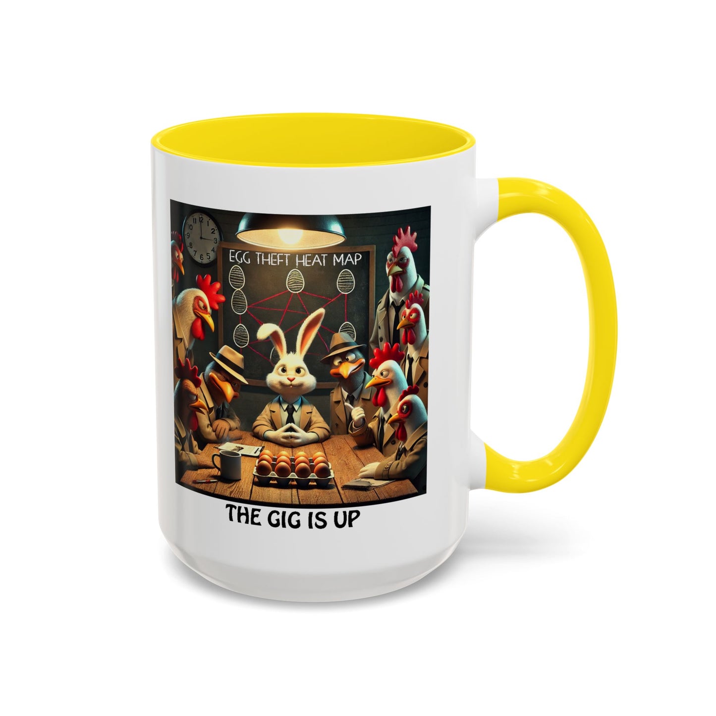 The Gig Is Up - Easter Accent Coffee Mug