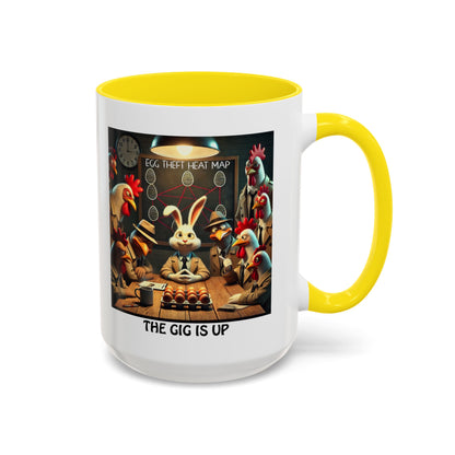 The Gig Is Up - Easter Accent Coffee Mug