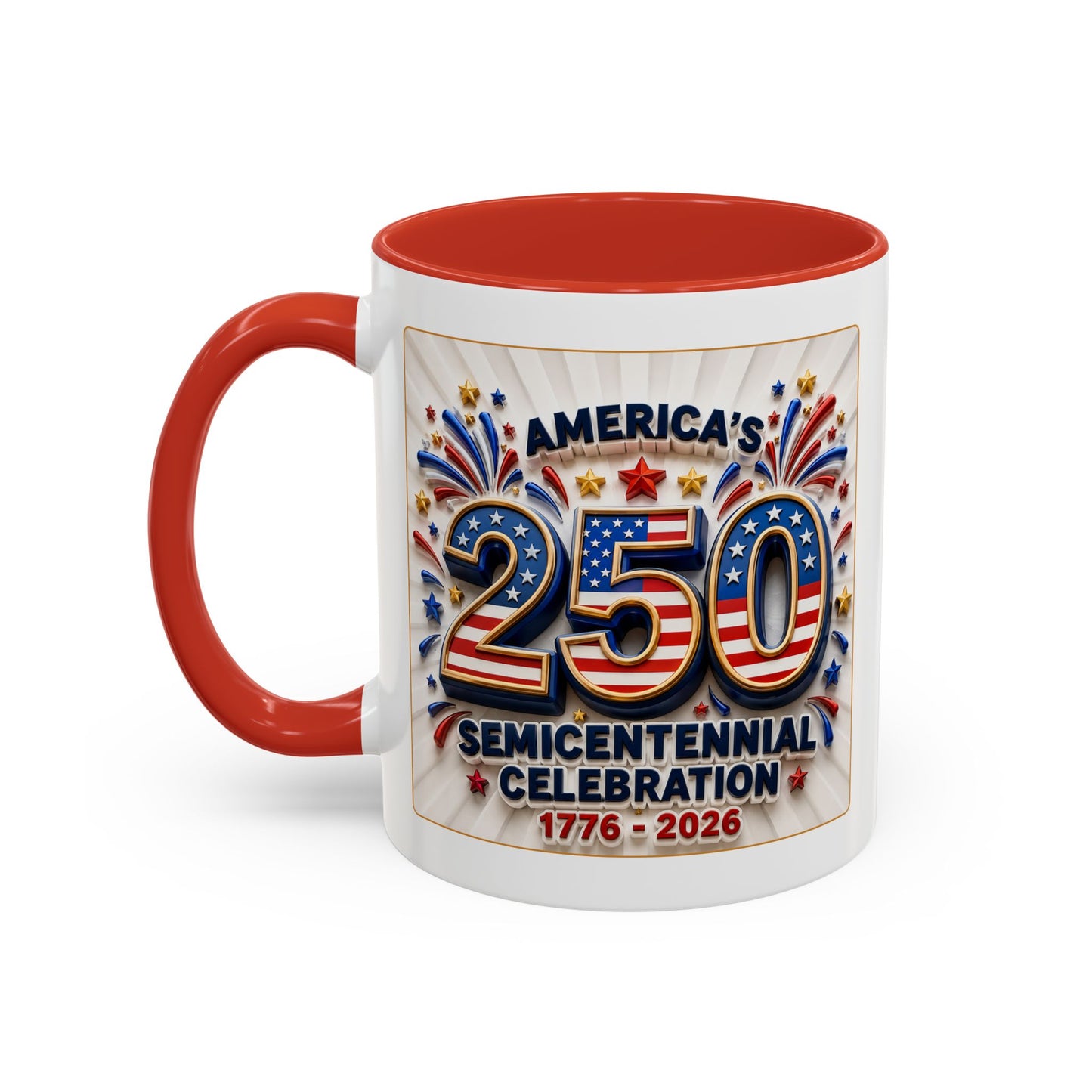 America’s Semicentennial 1776–2026 Celebration Accent Coffee Mug
