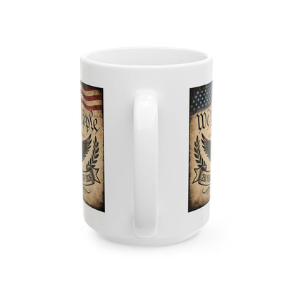 We the People 250 Years Strong — Patriotic American 250th Birthday Coffee Cup (11oz & 15oz)