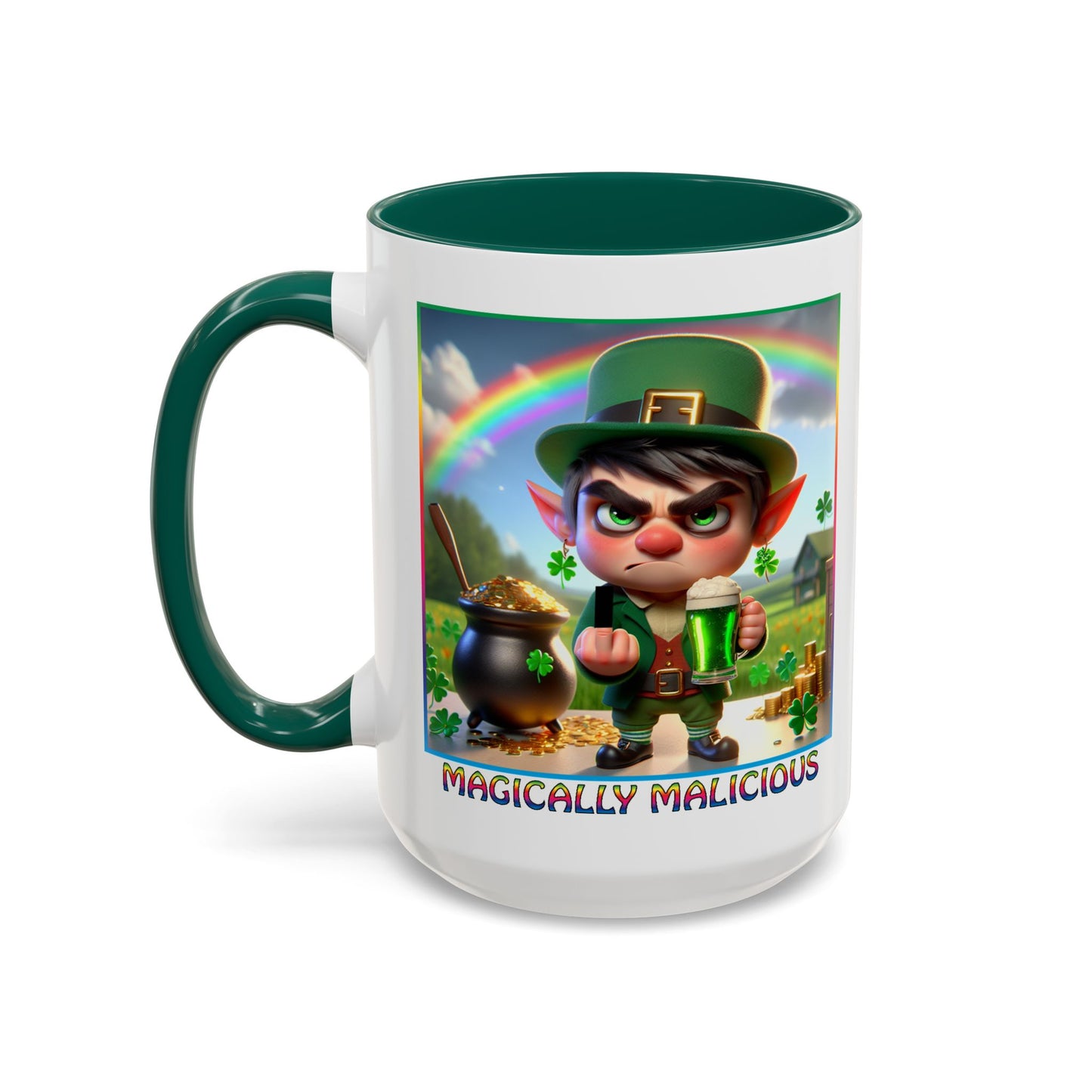 Magically Malicious St. Patrick's Day Mug - Colorful 11oz & 15oz Coffee Mugs