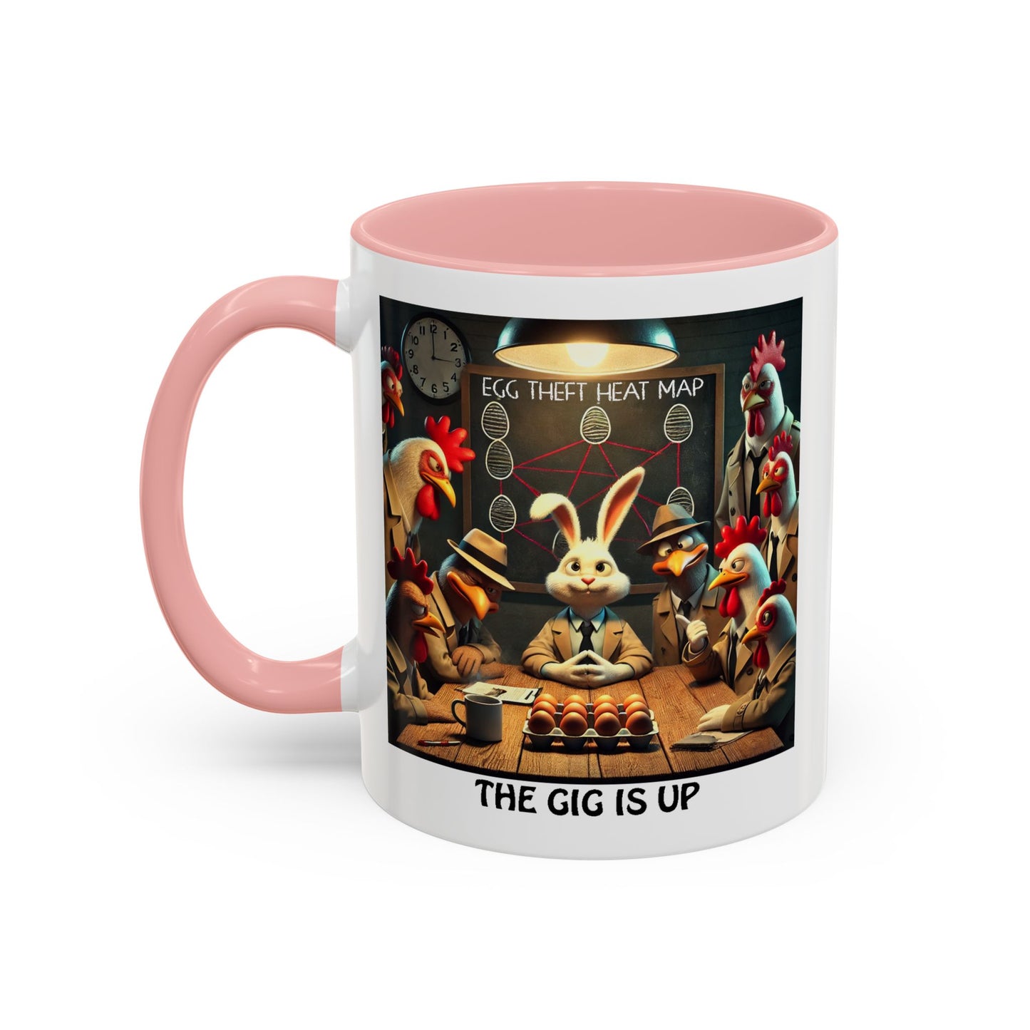 The Gig Is Up - Easter Accent Coffee Mug