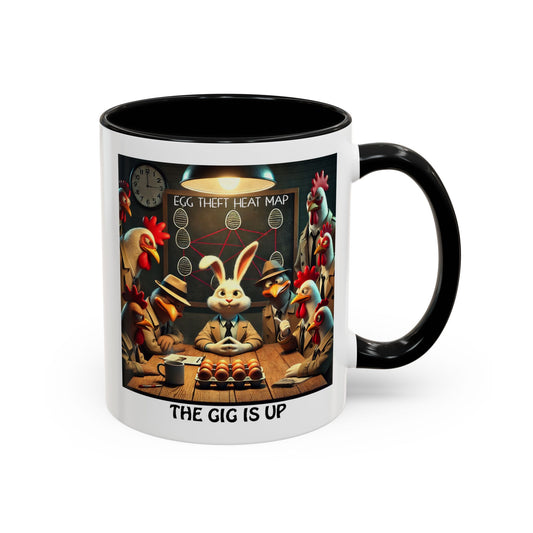 The Gig Is Up - Easter Accent Coffee Mug