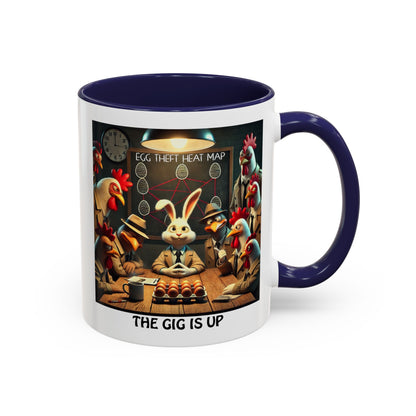 The Gig Is Up - Easter Accent Coffee Mug