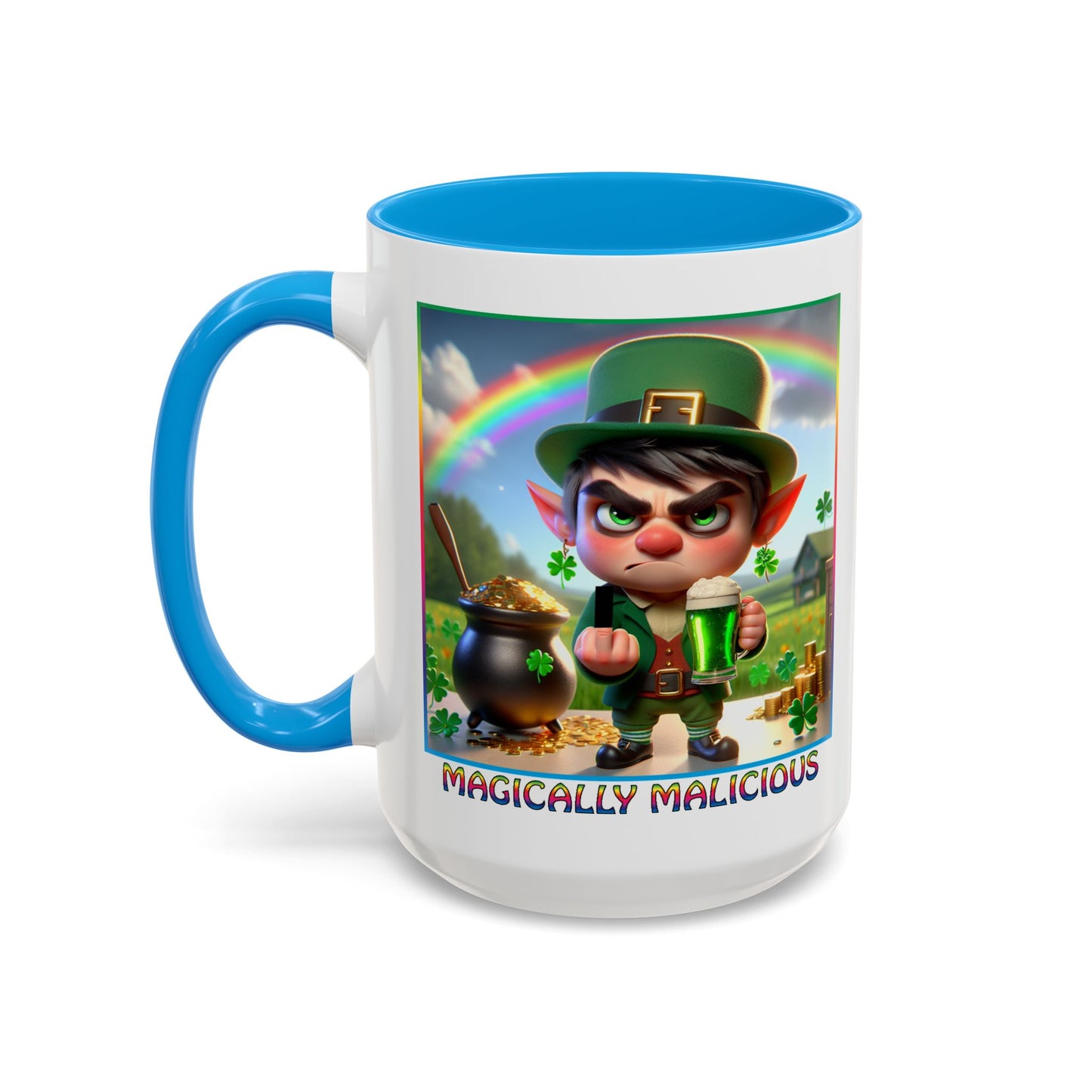 Magically Malicious St. Patrick's Day Mug - Colorful 11oz & 15oz Coffee Mugs