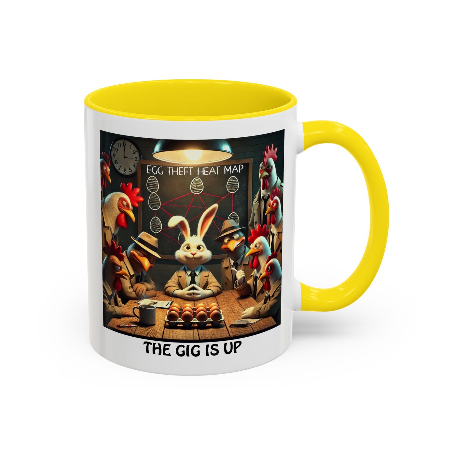 The Gig Is Up - Easter Accent Coffee Mug
