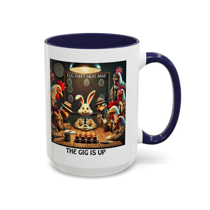 The Gig Is Up - Easter Accent Coffee Mug