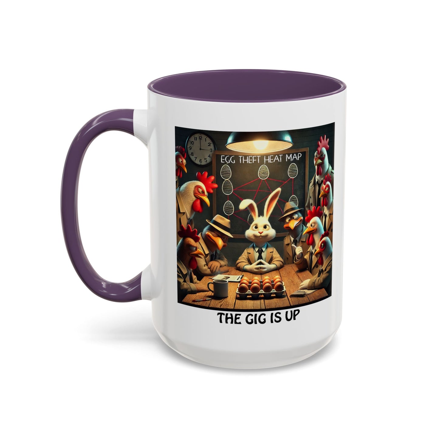 The Gig Is Up - Easter Accent Coffee Mug