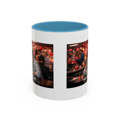 Cupid Missed… Again Funny Valentine Office Party Coffee Mug | Anti-Valentine Humorous Work Mug