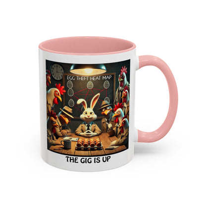 The Gig Is Up - Easter Accent Coffee Mug