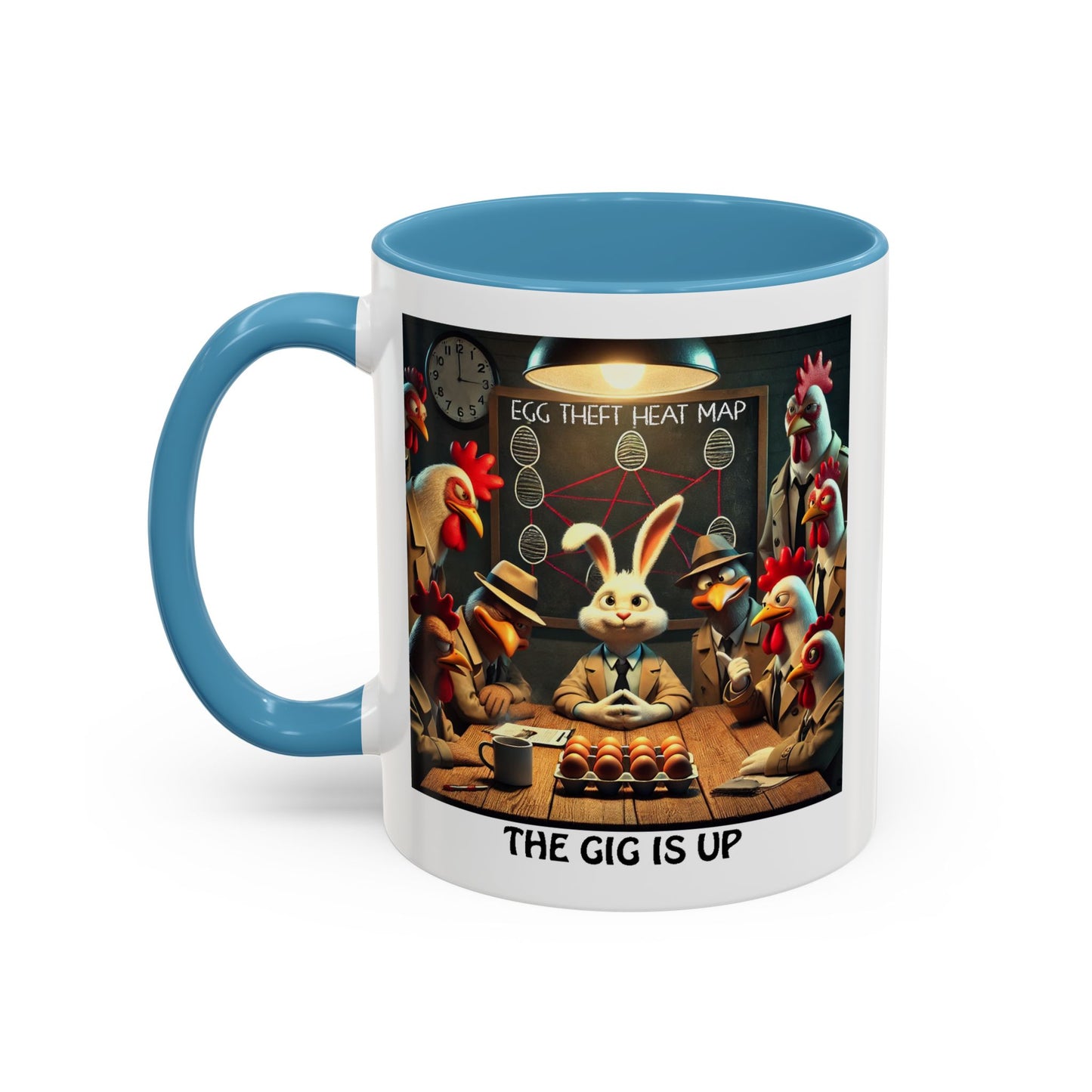 The Gig Is Up - Easter Accent Coffee Mug