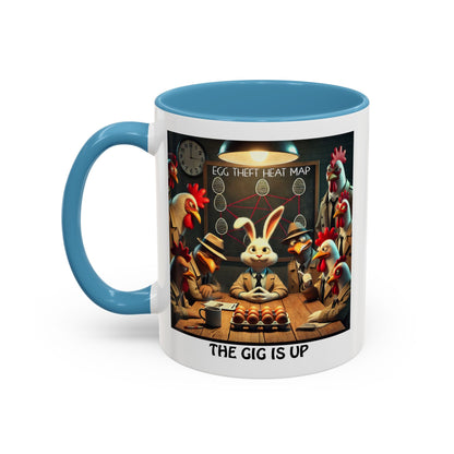 The Gig Is Up - Easter Accent Coffee Mug