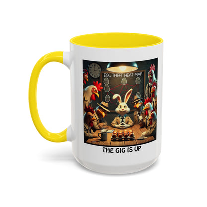 The Gig Is Up - Easter Accent Coffee Mug