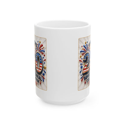 America’s Semicentennial 1776–2026 Celebration - White Coffee Mug 11oz/15oz