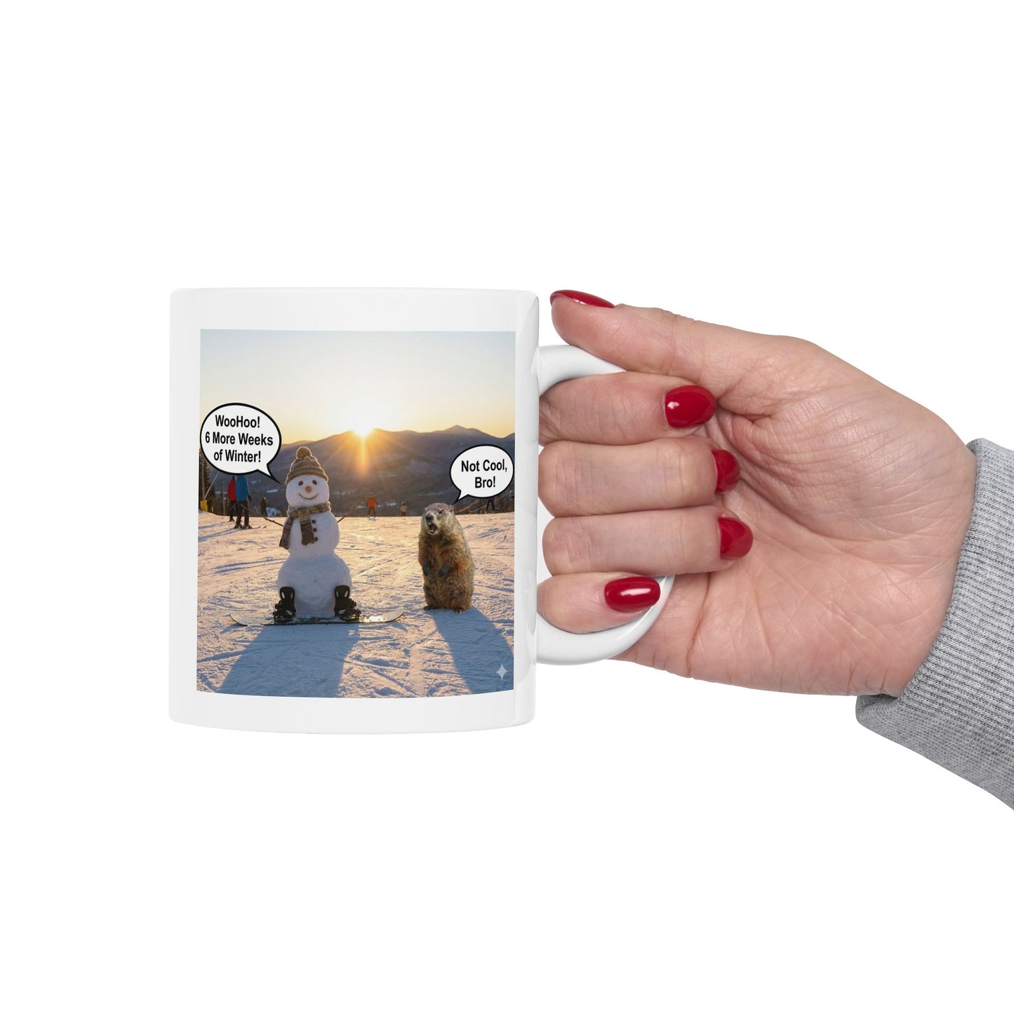 "Not Cool, Bro" – The Groundhog Day Rivalry Mug" (11oz/15oz)