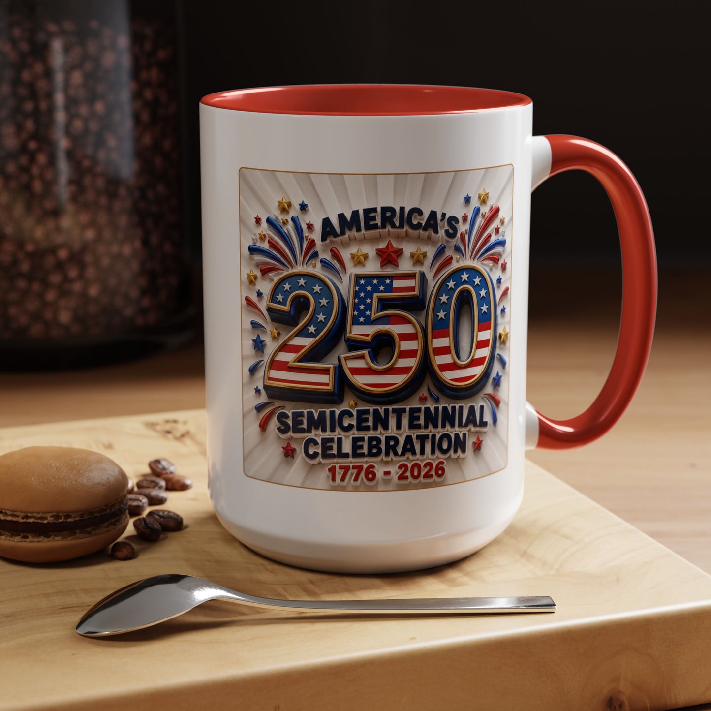 America’s Semicentennial 1776–2026 Celebration Accent Coffee Mug