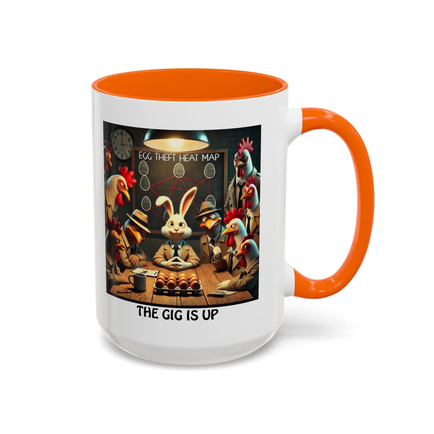 The Gig Is Up - Easter Accent Coffee Mug