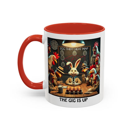 The Gig Is Up - Easter Accent Coffee Mug