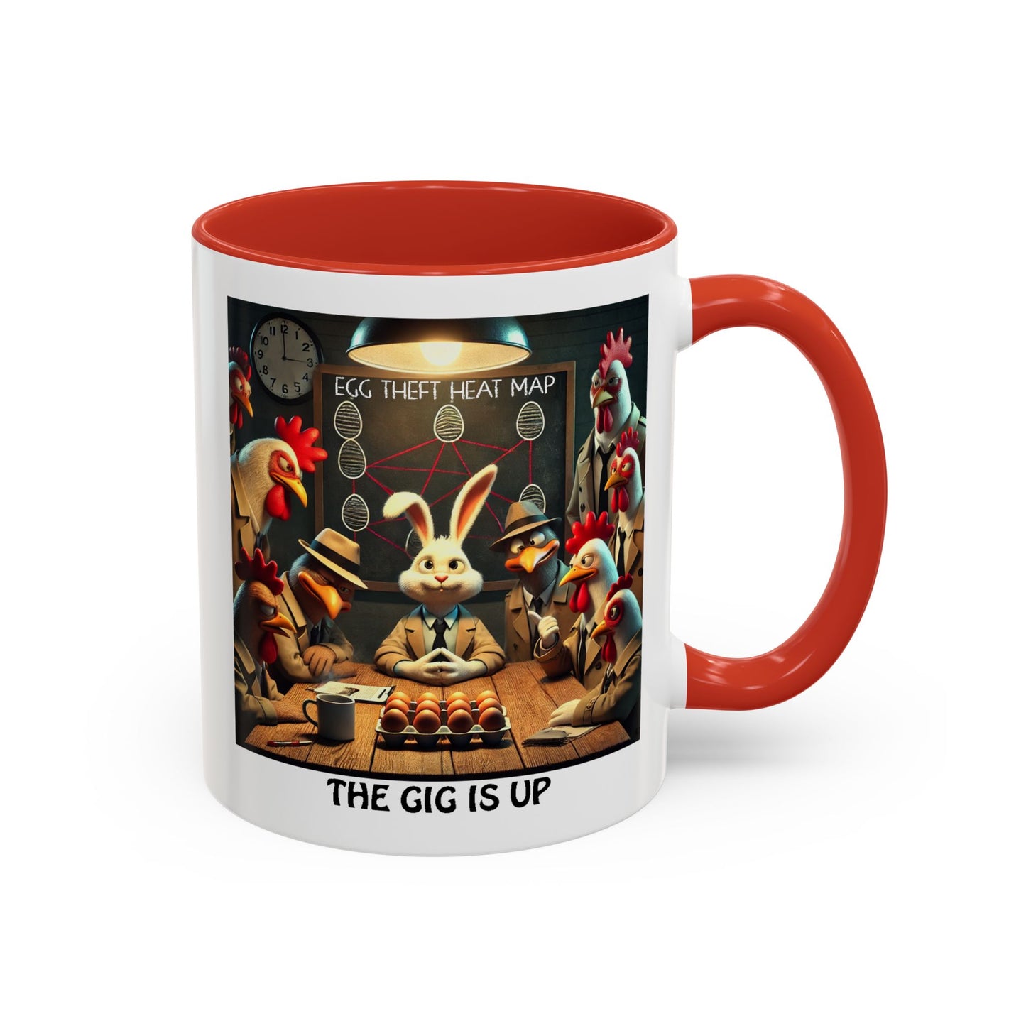 The Gig Is Up - Easter Accent Coffee Mug
