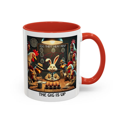 The Gig Is Up - Easter Accent Coffee Mug