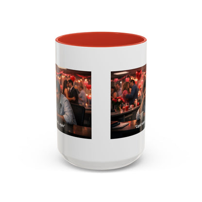 Cupid Missed… Again Funny Valentine Office Party Coffee Mug | Anti-Valentine Humorous Work Mug