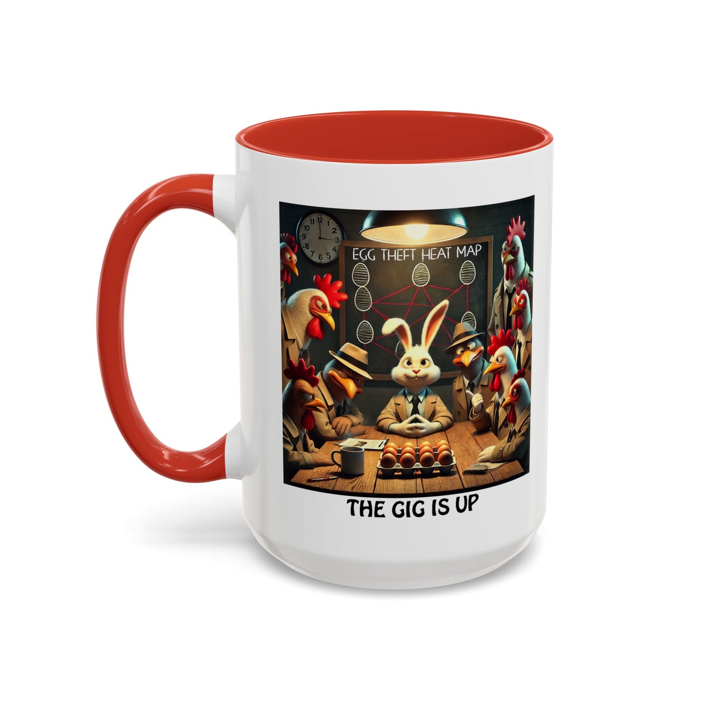 The Gig Is Up - Easter Accent Coffee Mug
